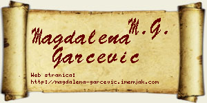 Magdalena Garčević vizit kartica